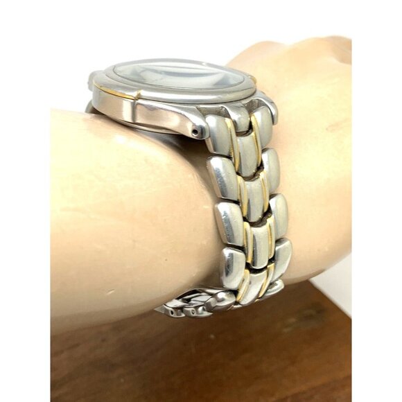 Bulova Men's Watch WM359 Sports Quartz Black Dial Two Tone Stainless Ste… - Picture 12 of 14